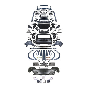 Kit carrosserie pour <span class=keywords><strong>Porsche</strong></span> <span class=keywords><strong>Cayenne</strong></span> 9Y0 9Y0.1 9YA 2018-<span class=keywords><strong>2023</strong></span>, style Turbo GT, phares LED, hayon, capot, feux arrière, diffuseur arrière, pare-chocs - Product Image 1