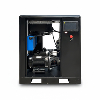 Motor de tornillo rotativo industrial estacionario ZAKF de 7.5KW 10HP, personalizable, doble voltaje 220V 440V 60HZ, IP23/IP54, 7-12 bar, refrigerado por aire.