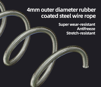 Corde à sauter numérique personnalisée avec compteur, rechargeable USB-C, vitesse réglable, poignées en alliage et silicone, câble en acier 4.0