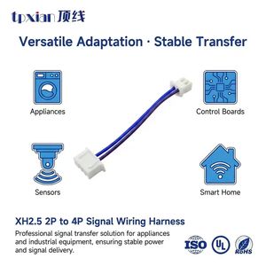 Perakitan Kustom Kabel Terminal Harness JST XHP Seri 2.54mm 2 Pin ke 4 Pin - Product Image 2