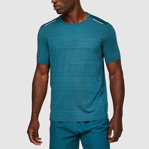 Fabricant de <span class=keywords><strong>vêtements</strong></span>, vente en gros de t-shirts pour hommes, 90% polyester, 10% élasthanne, t-shirts imprimés pour la gym et le fitness pour hommes - Product Image 2