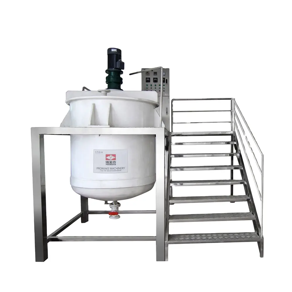 Tanque de mezcla de prevención de corrosión de polipropileno plástico PP PVC para líquido químico