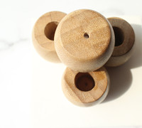 Support de brosse à dents en bambou naturel écologique pour plusieurs brosses
