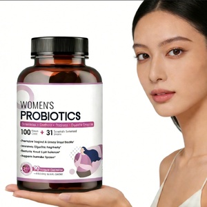 Capsules Probiotiques pour la Santé Digestive des Femmes, avec 100 Milliards d'UFC Contenant des Enzymes Digestives, des Prébiotiques et des Canneberges - Product Image 1