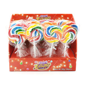 Helal lolipop karikatür yuvarlak girdap tatlı gökkuşağı düz lolipop - Product Image 2