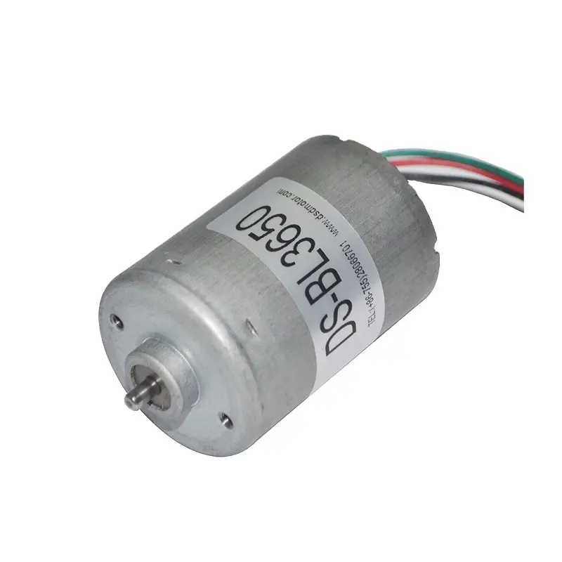 Küçük fırçasız dc motor sürücü BLDC 3650 4260 6v 12v uzun ömürlü sessiz elektrikli perde için Motor 60 watt DC Motor