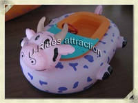 Bateau tamponneur gonflable individuel en métal pour enfants et adultes, équipement de jeu aquatique pour parc d'attractions, lac, mer, usage domestique