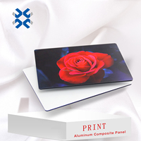 Panneau composite en aluminium Dibond personnalisé de 3 mm pour impression UV, enseigne pour impression UV, signalétique murale extérieure, panneau ACP