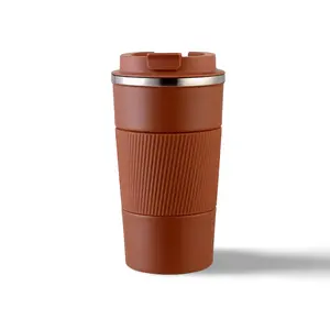 Copo de café de cerâmica para viagem, caneca de café de aço inoxidável com isolamento fácil e fácil de lavar, novo produto mais vendido de 540ml, novo produto de 2024