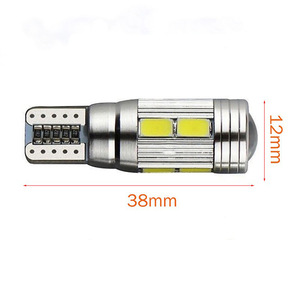 Luces LED para automóviles T10 5730 5630 10SMD, luces de estacionamiento W5W, luces de matrícula, luces de lectura, Canbus. - Product Image 4