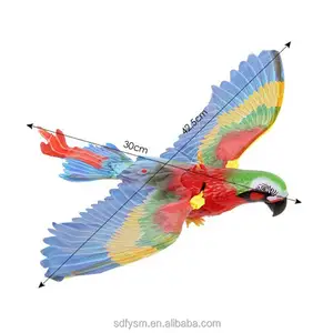 Katzen spielzeug Simulation Elektrischer Papagei Silent Hanging Line Flying Bird Toy Hover ing Teasing Pet Training Supplies