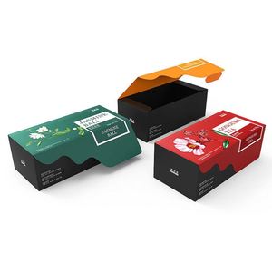 Creative Flip Type Multicolor Matte Cardboard Paper Scented Tea Packaging <b>Box</b> for Health Products - Product Image 1