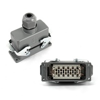 Conector Rectangular de Alta Resistencia BYLJQ de Aleación de Cobre HE-016/HE-020, Enchufe de Alimentación Industrial y de Aviación IP65 Macho y Hembra