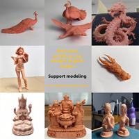 Layanan Pencetakan 3D Resin Berkualitas Tinggi, Patung Lilin Merah Custom, Figur Hewan, Model Pemesinan CNC, Layanan Pencetakan 3D SLA