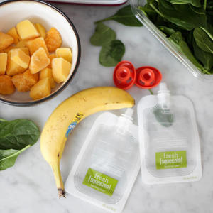 Pochette souple transparente sans BPA, taille personnalisée, pour aliments pour bébés, avec bec verseur, qualité alimentaire, sachet d'emballage autoportant pour purée de fruits maison, yaourt, <span class=keywords><strong>lait</strong></span> - Product Image 4