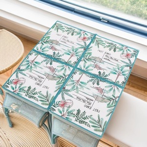 <span class=keywords><strong>Serviette</strong></span> en <span class=keywords><strong>papier</strong></span> jetable écologique à 2 plis, imprimée motif cocotier, production sur mesure en Chine, pour banquets - Product Image 4