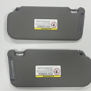 Hyundai <b>Car</b> Sun Visor Gray Right Manual Dimming Snap In For 07-10 Elantra Roof <b>Mirror</b> - Product Image 3