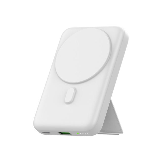 Portable 10000mAh Ultra-Thin Magnetic Wireless Charger Power Bank PD 20W with Stand Featuring LI-Polymer Battery