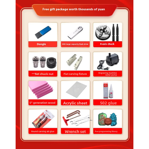 K40 Máy tính để bàn Máy khắc ngọc bích chế biến gỗ kim loại nhỏ bốn trục <span class=keywords><strong>CNC</strong></span> 3D hoàn toàn tự động máy khắc đơn 1 - Product Image 5