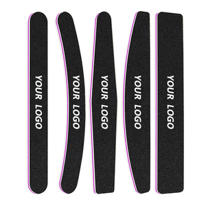 Chất Lượng Hàng Đầu Nail File Và Buffer Set Với Biểu Tượng Tùy Chỉnh Nhãn Hiệu Riêng Durable Nail <span class=keywords><strong>Files</strong></span> Trong Màu Đen - Product Image 1