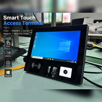 Kiosque mural de libre-service 10,1 pouces avec écran tactile, lecteur de codes QR, lecteur de cartes, caméra et support pour kiosque client
