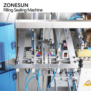 เครื่องบรรจุภัณฑ์แบบอัตโนมัติแนวตั้ง ZONESUN ZS-AFS04W สำหรับเม็ดและผง บรรจุในซองสำเร็จรูป พร้อมระบบชั่งน้ำหนักสี่หัว และระบบดูดฝุ่น - Product Image 3