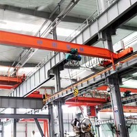 Prix de la grue à portique monorail EOT, grue à portique mobile, 15 tonnes, type LDA, palan électrique, grue à portique monorail à vendre