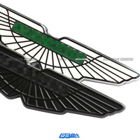 Insignia de emblemas de coche de cola de capó de Metal para Aston Martin New Vantage emblemas de coche clásicos a prueba de agua de alta calidad