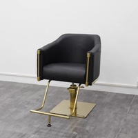 Nouvelle chaise de salon de coiffure professionnelle haut de gamme, réglable et pivotante, en PVC, spéciale pour la permanente et la coloration