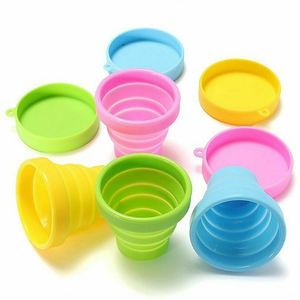Creative Silicone Collapsible Coffee <b>Cup</b> Portable & <b>Reusable</b> Travel Water Bottle, Perfect for Outdoors & Sports - Product Image 1