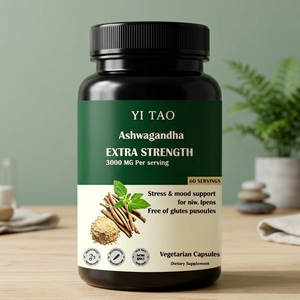 Cápsulas de extracto de Ashwagandha orgánico de Sudáfrica, que ayudan a mejorar la energía y el rendimiento deportivo. - Product Image 1