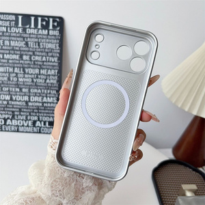 เคสโทรศัพท์มือถือแบบแม่เหล็ก AG Glass Matte รุ่นดั้งเดิม สำหรับ iPhone 18 17 16 15 14 Pro Max ขอบกล้องแบบด้าน สีแดงเชอร์รี่ ฝาหลัง - Product Image 6