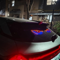 Écran d'affichage à matrice de pixels LED flexible RGB USB, lumières pour pare-brise de voiture, yeux de démon pour voiture, camion, tout-terrain, SUV