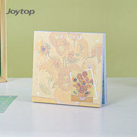 Joytop Blocs-notes à feuilles mobiles imperméables, papier d'art de haute qualité, motif animaux de dessin animé, logo personnalisé, plusieurs tailles, faible MOQ, vente en gros