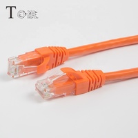 Kabel Patch Cord Jaringan UTP CAT6 TOM-CD-C6-1 1m 2m 3m 5m yang Dapat Disesuaikan dengan Jaket PVC/LSZH dan Konektor RJ45