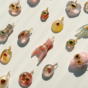 Pendentifs fantaisie en acier inoxydable P266 avec zircone cubique et breloques en résine colorée, motifs crâne et <span class=keywords><strong>smiley</strong></span>, pour la fabrication de bijoux DIY et colliers - Product Image 2