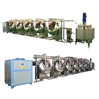 Nouvelle machine à enrober les fruits secs enrobés de sirop de chocolat, aux pistaches croustillantes, aux grains de café et aux noisettes, haute productivité