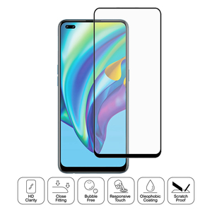 Venta al por mayor y 2.5d de protector completa del teléfono celular temperamento vidrio templado para <span class=keywords><strong>OPPO</strong></span> <span class=keywords><strong>Reno4</strong></span> lite - Product Image 3