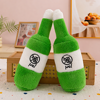 Fabricant chinois de jouets en peluche personnalisés, ensemble d'animaux colorés en tissu peluche double couche, 24 cm, pour distributeur de prix