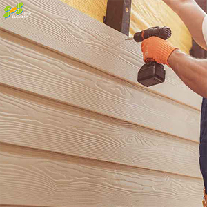 Papan tembok kayu tahan air, papan serat semen bahan dinding eksterior tahan api - Product Image 2
