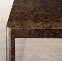 Escritorio de Estudio de Madera Maciza de Estilo Americano, Ecológico, para Uso Comercial, Escritorio de Computadora de Madera de Burl Retro para Sala de Estar o Entrada