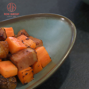 <span class=keywords><strong>Eleganti</strong></span> <span class=keywords><strong>piatti</strong></span> da tavola ovali in ceramica grigio verde per piccoli <span class=keywords><strong>piatti</strong></span> da ristorante, pasti Gourmet a casa, <span class=keywords><strong>servizio</strong></span> banchetti - Product Image 4