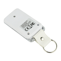 Télécommande à code tournant Hiland T61XX à une seule touche avec portée de 50 m pour l'automatisation des portes de garage et des portails (plastique)