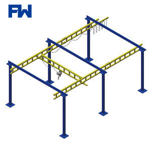 Sistema de Grúa Monorraíl Ligera de Viga Flexible de 500kg, 1000kg, 2 Toneladas, Grúa Aérea Ligera Independiente - Product Image 2