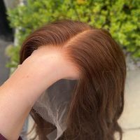 Lace Front HD con línea de cabello natural realista y suave, nudos invisibles, para cabello virgen europeo, tamaño mediano, sin bordes agresivos