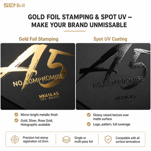 Boîte d'expédition noire personnalisé<span class=keywords><strong>e</strong></span> avec logo imprimé UV pour emballage <span class=keywords><strong>de</strong></span> marque <span class=keywords><strong>de</strong></span> petite entreprise - Product Image 2