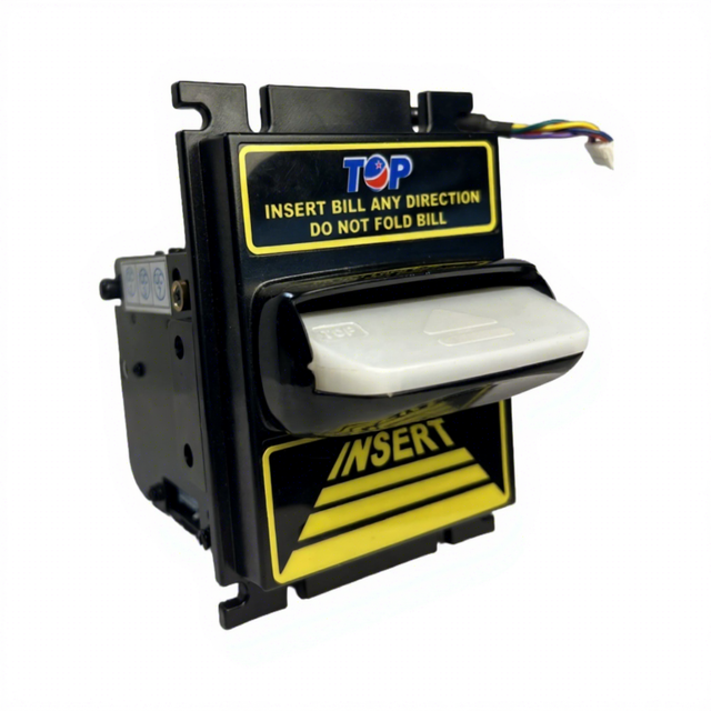 TOP TP70/TP77 Banknote Validator for Kiosk & Vending Machines with Pulse/RS232 Interface 12V DC Power