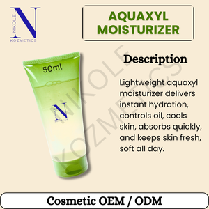 Crème hydratante pour le visage Aqua Gel, crème gel légère avec aloe vera et acide hyaluronique pour les soins quotidiens de la peau - Product Image 6