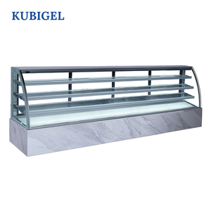 Nhà Máy Cung Cấp 4-Lớp Bánh Showcase Tủ Lạnh 2.4M Dài Duy Nhất Nhiệt Độ Món Tráng Miệng Thực Phẩm Hiển Thị Tủ Truy Cập Máy Làm Lạnh Cho Bánh - Product Image 1