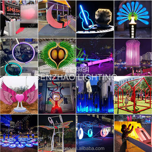 Senzhao โคมไฟส่องสว่างสำหรับตกแต่งในที่สาธารณะ, โคมไฟ LED แบบโต้ตอบสำหรับตกแต่งสวน - Product Image 2